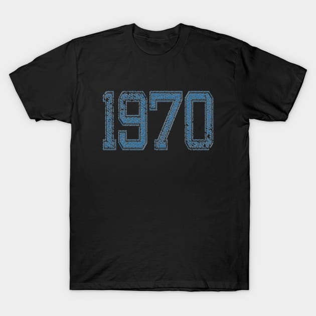 1970 Vintage Year Design Clothing T-Shirt by RuftupDesigns